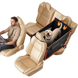 NICEUS【2025新型】ペットドライブシートペットドライブボックス犬ドライブボックス折りたたみ式大型犬・中型犬・小型犬猫用半囲い型飛び出し防止防水・耐摩耗・滑り止め・汚れ防止犬…