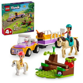 レゴ(LEGO) フレンズ ポニーと馬のトレーラー おもちゃ 玩具 プレゼント ブロック 男の子 女の子 子供 4歳 5歳 6歳 動物 どうぶつ 車 ミニカー 42634