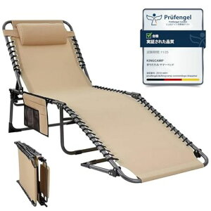 KingCamp�L�����v�x�b�h�܂肽���݃R�b�g�T�}�[�x�b�h3way5�i�K���ߑω׏d120kg��䏬�����[�ȒP�g���Q�S�n�ǂ��ȈՃx�b�h�r�[�`�`�F�A���N���C�j���O�A�E�g�h�A���Q�I�t�B�X�����O���p