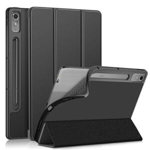 LenovoTabP12TB371FC/XiaoxinPadPro12.7�C���`�^�u���b�g�p�P�[�X�J�o�[3�܂�X�^���h�@�\�t��2023�N����LenovoTabP12TB371FC12.7�C���`�^�u���b�g�p����PU���U�[�P�[�X