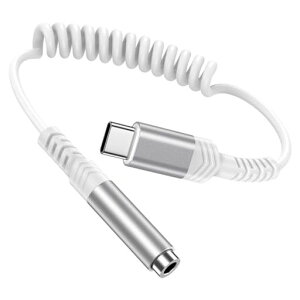 �^�C�vc�C���z���W���b�N�ϊ��R�C��USBC3.5mm�I�[�f�B�I�ϊ��J�[���R�[�h��Type-C3.5mm�C���z���ϊ��A�_�v�^�[�J�[���P�[�u�����ʒ���/�ʘb/Hi-Fi����DAC���ڃn�C���]����24bit/96KHz�Ή����ϋv��