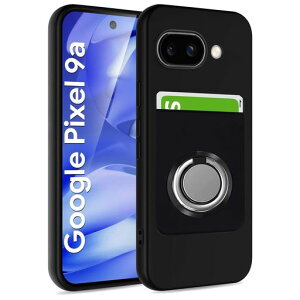 pixel9a�P�[�X�w�ʎ��[�ϏՌ��J�[�h���[�����O�X�^���h�@�\�t���ԍڃz���_�[�Ή����^�y��TPU�J�o�[�X�g���b�v�z�[���t�����ϖh�~�w��h�~�O�[�O���s�N�Z��9a�P�[�X(�u���b�N)