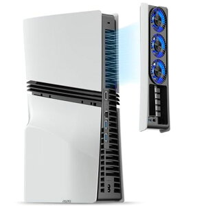 JUSPROPS5Pro�p��p�t�@���É������N�[���[�t�@�����x�����\�����d���I��/�I�t��p�A�N�Z�T���[USB3.0�|�[�g��LED���C�g�t��PlayStation5Pro�p�yPS5Slim/PS5���^��Ή��z