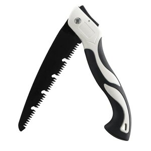 のこぎり折りたたみ剪定鋸刃渡り小型三面歯先枝切り鋸ノコギリ木工木工切断枝切り用キャンプ木工用園芸枝切り大工用庭木家庭用ガーデンツール(180mm)