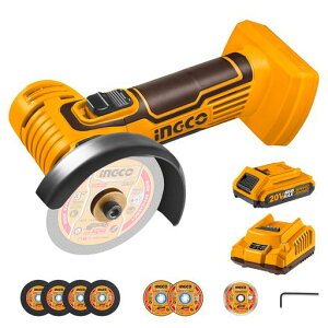 INGCO�R�[�h���X�~�j�J�b�g�I�t�c�[��1��2.0Ah�o�b�e���[��1�̏[�d��t��