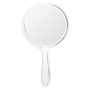ハンドミラー両面メイクミラー手鏡両面鏡2倍拡大鏡化粧鏡卓上鏡2倍と等倍折り畳み式化粧鏡円形手持ち壁掛け卓上両面化粧鏡美容院ミラー歯科ミラーなどにご活用くださいてかがみ化粧…