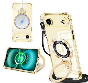 iPhoneAIR�p�P�[�X�N���AMagSafe�Ή������O�t���l�b�N�V�����_�[�A�C�t�H��17air��|���P�[�X�������|���΂߂����؍�������|���J�o�[�ی^�X�^���h�t���}�O�l�b�g���ڏc�����Ή��ϏՌ����c