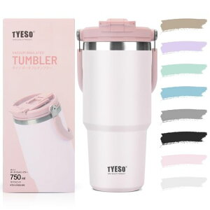 TYESO �^���u���[ �X�g���[�t�� 750ml ���� �ۗ�ۉ� ��e�� �X�e�����X�{�g�� �W�t�� ���ڂ�Ȃ� �E�H�[�^�[�{�g�� �����^�� �����t �^��f�M ��d�\�� �L�� ������ �R��Ȃ� �A�E�g�h�A �c