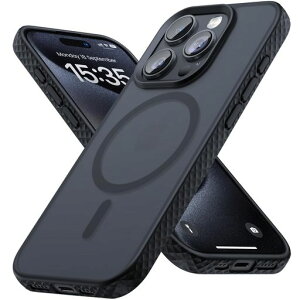 【Magsafe対応】2023LamicalliPhone15Proケースマグセーフ対応:米軍規格半透明マグネット搭載イフォン15Pro用カバーワイヤレス充電耐衝撃超強磁力黄ばみなし落下保護薄型-