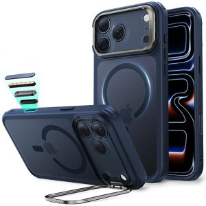 �y�f�U�C����܃V���[�Y!�zESRiPhone17ProMax�P�[�XMagSafe�Ή�3�{�ČRMIL�K�i�J�����{�^���t���B���X�^���h�����\���C�����X�[�d�G�A�K�[�h�R�[�i�[�ϏՌ����h�~�y�ʃ}�O�l�b�g���ϋv��Qi2.�c