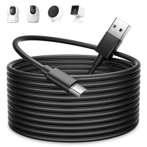 �}�C�N��usb�P�[�u��microusb�d���P�[�u��10M�h�ƃJ�����̋��dUSBA�I�XtomicroB���X�Ή�ATOMCam2/Mi360°�X�}�[�g�J����2K/IMOU/EZVIZ/WyzeCam/NestCam/Blink