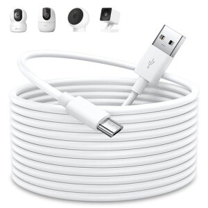 �}�C�N��usb�P�[�u��microusb�d���P�[�u��10M�h�ƃJ�����̋��dUSBA�I�XtomicroB���X�Ή�ATOMCam2/Mi360°�X�}�[�g�J����2K/IMOU/EZVIZ/WyzeCam/NestCam/Blink