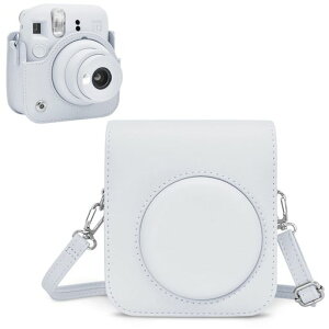 Rieibiinstaxmini12�P�[�X�A�C���X�^�b�N�X�~�j12�ی�J�o�[instaxmini12���[�o�b�OPU���U�[�V�����_�[�X�g���b�v�t�g�ѕ֗��y�ʑS�ʕی삨�����(�z���C�g)