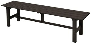 ガーデンマスター(Gardenmaster)アルミ縁台幅150x奥行36x高さ40cmガーデンベンチガーデンチェアベランダバルコニー軽量踏み台玄関台お庭ダークブラウンABT-150