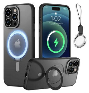 iPhone11ProMax用ケースMagSafe対応【Magsafeスタンド一体型・ストラップ1種付き】アイフォン11ProMaxスタンド機能縦横両対応HILEGENERスマホケース耐衝撃カメラレンズ保護あいほん11Pro