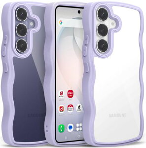 Meiping For Samsung Galaxy S26 �p �P�[�X �N���A �E�F�[�u ������� ���킢�� �l�C �M�����N�V�[S26 5G �p �X�}�z�P�[�X SC-51G �J�o�[ ����~�� ���^ �y�� �ϏՌ� �X�g���b�v�z�[���t�� �V���R��