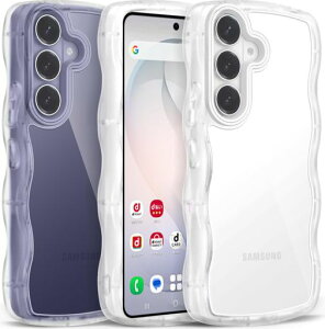 Meiping For Samsung Galaxy S26 �p �P�[�X �N���A �E�F�[�u ������� ���킢�� �l�C �M�����N�V�[S26 5G �p �X�}�z�P�[�X SC-51G �J�o�[ ����~�� ���^ �y�� �ϏՌ� �X�g���b�v�z�[���t�� �V���R��