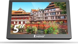 Eyoyo5�C���`���j�^�[���^���j�^�[LCD���j�^�[800x480�~�j���j�^�[USB���d�Q�[�����j�^�[HDMIVGAAVBNC�|�[�g�Ď��J�����pDSLRPCDVDRasPi(���Y�x���[�p�C)432ModelB5�C���`