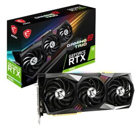 MSIGAMINGZTRIO10GLHRNVIDIAGEFORCERTX308010GBGDDR6Xグラフィックスカード