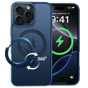 �y2026�ō�����&��_360�x��]�zCASEKOOiPhone16Pro�p�P�[�X�ČRMIL�K�i�ϏՌ�MagSafe�Ή����ϋv���y���c�����E�p�x���R�����z�ő�25W�}���[�d�Ή��w��h�~/�}�b�g�d�グ/���ϖh�~/���������b�v�z�c