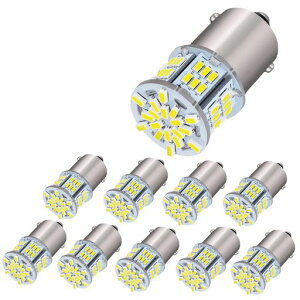 NAKOBOS25�V���O��12V-24VG18LEDP21WBA15S�o���uLED���C�g�ԗp54�A3014�`�b�v�����v�ėp�ϊ�1000LM�z���C�g10����