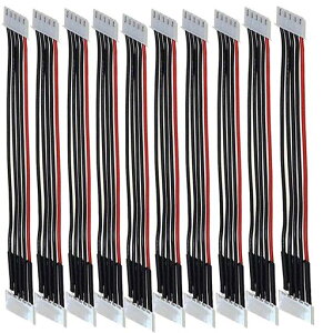 Yiqigou 10�{ 15cm JST-XH 2S 3S 4S 5S 6S�o�����X�v���O�I�X�o�X�o�[�������C���[�P�[�u��JST-XH�R�l�N�^�A�_�v�^���C���[ �o�����X���[�h�����P�[�u���R�[�h for RC���`�E���d�r (4S)