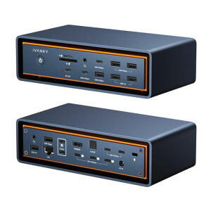 iVANKY FusionDock Max 2 23-in-1 Intel�F�� Thunderbolt 5 �h�b�L���O�X�e�[�V����