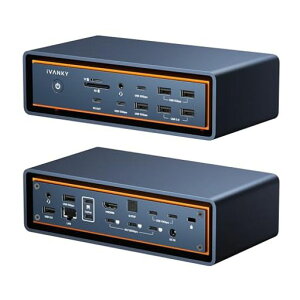 iVANKY FusionDock Max 2 23-in-1 Intel�F�� Thunderbolt 5 �h�b�L���O�X�e�[�V����
