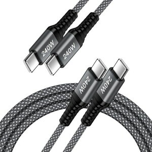 ANNIBERPD3.1240WUSB-C&USB-C�P�[�u�����}���[�d(0.9M+1.8M2�{����)TypeC�P�[�u�����ϋv�i�C����iPhone17/16/15�V���[�Y�AMacBookPro�AiPad