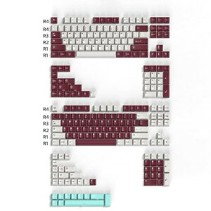 253�L�[ Doubleshot Cherry Profile�L�[�L���b�vCherry MX���J�j�J���Q�[�~���O�M�A�p�J�X�^�������L�[�L���b�v�Z�b�g