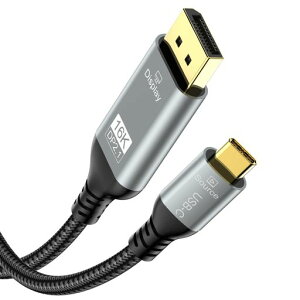 Angusplay 16K USB-C DisplayPort �ϊ��P�[�u�� 1M 8K 40Gbps Thunderbolt 4/3 Type-C DisplayPort2.1 �f�B�X�v���[�|�[�g�P�[�u�� iPhone 16/15 MacBook