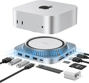 Docking Station iVANKY 13 �C�� 1 Mac mini M4 �h�b�L���O�X�e�[�V�����AM.2 NVMe SSD �G���N���[�W���[�t�����@�\�g���X�^���h�AMac mini M4&M4 Pro(2024 �N���f��)����