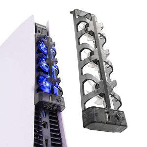 PS5��p�t�@��3�A�t�@��PlayStation5�p��p�X�^���hPS5�f�B�X�N/�f�W�^���Ő�pUSB���d�X�C�b�`�t��LED�\���[�d��pUSB�|�[�g(�f�[�^�s��)��PS5Slim/PS5Pro��Ή�