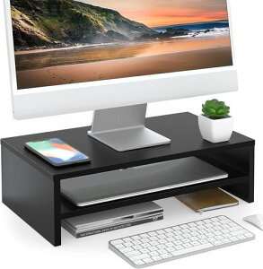 Fitueyes ���j�^�[�� ���j�^�[�X�^���h ����� pc �� �� 42.5cm �ؐ��V�� ��i�� �f�X�N�g�b�v�p ���ド�b�N �����[ �u���b�N
