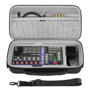 Geekria �n�[�h�V�F�� �g���x���P�[�X �Y�[�� Zoom LiveTrak L6 / L6 �f�W�^�� �~�L�T�[�ƌ݊������� �I�[�f�B�I �~�L�T�[ �L�������O�o�b�O (�_�[�N�O���[)