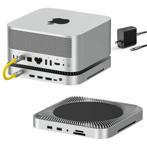 Mac Studio�Ή� �h�b�L���O�X�e�[�V���� �f���A��NVMe 80Gbps 16TB 8K�o�� CFexpressx2 65W���d ��p�t�@��