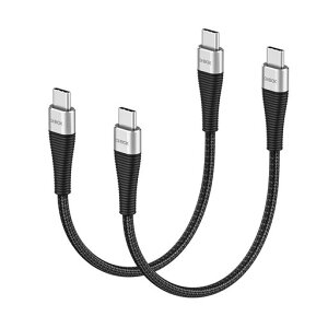 USB C to USB C �P�[�u�� �Z�� 100W/5A �}���[�d Type C to Type C �P�[�u�� 30CM �^�C�vc �P �[�u�� �����ϋv for iPhone 16/15 Pro/Plus/Pro Max MacBook iPad