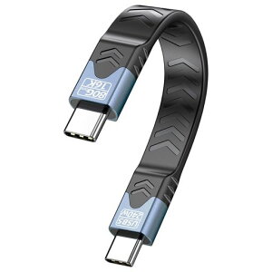 USB-C to USB C �[�d�P�[�u���Z�� 80Gbps�����f�[�^�]�� 16K@60Hz �f���o�� PD�Ή�240W/5A�}���[�d Thunder-bolt 5 �Ή��A �r�f�I����уf�[�^�����ɑΉ�
