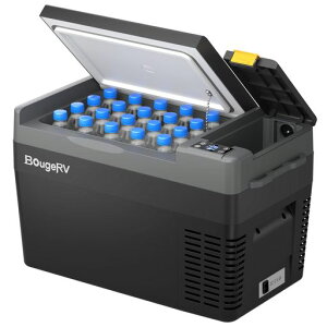 BougeRV �ԍڗ①�� 29L -22°C~10°C �}���Ⓚ �|�[�^�u���ꂢ������ �y�o�b�e���[�͕ʔ���ŁA�����\�z�ԍڗ①�Ⓚ�� 3WAY�d�� DC12V/24V AC100V ��e�� �N�[���[�{�b�N�X �d�C�� �d�� �É� �ȃG�c