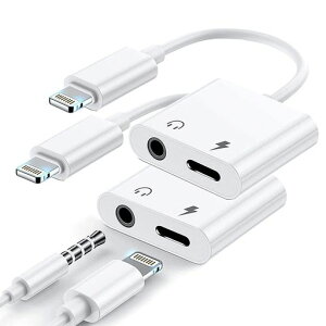 2�p�b�N�yMFi�F��z3.5mm�w�b�h�t�H���W���b�N�A�_�v�^�[�ւ̃��C�g�j���O�A2in1iPhone�w�b�h�t�H���A�b�N�X�I�[�f�B�I+�[�d��P�[�u���X�v���b�^�[�A�_�v�^�[�h���O��iPhone14131211XSXRX87