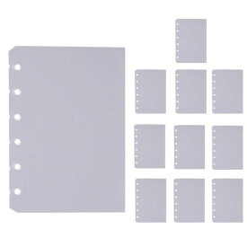 シール帳透明女の子A7バインダートラベルノート透明バインダー取引カードフォルダーステッカーバインダー(手帳+リフィルポケット10枚)(A7ppシート10枚)