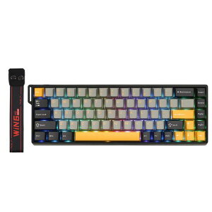 EPOMAKERAULAWIN68MAXHE���C�L�[�{�[�h�����\�ȍ쓮�_0.3ms�̒���x�������������z�[�����ʃL�[�{�[�h65%�R���p�N�g���C�A�E�g�L���ڑ�8000Hz�|�[�����O���[�g�z�b�g�X���b�v�Ή�Win/Mac���Ή��p