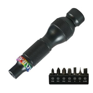 Carimee���`�F�b�g�h���C�o�[7-in-1�����p�r�b�g7��t��(PH0/PH1/PH2/PH3/S/4/6/0.6X5)�A���~�j�E�����������΃x�A�����O���������b�N6.35mm(1/4�C���`�݊�)
