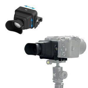 JJC LCD �r���[�t�@�C���_�[ 3.0X LCD�X�N���[���g�� Sony FX30 FX3 A7C II A7C R ��჌�t�r���[�t�@�C���_�[�t���J�����J���R�[�_�[�p �t�@�C���_�[�͒����\ �A���J�^�C�v�̃N�C�b�N�����[�X�v�c
