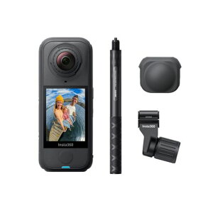 Insta360 X4 Air �X�L�[�L�b�g(�O���t�@�C�g�E�u���b�N) - �y��165g 8K 360�x�S�i�J�����A�����Ȃ����B��_���ʁA�����\�����Y�A�B�e��t���[�~���O�A�E�C���h�K�[�h�����AFlowState��u���␳�c