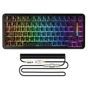MAMBASNAKEM82HE�z�[�����ʎ��C�X�C�b�`75%���s�b�h�g���K�[�Q�[�~���O�L�[�{�[�h8000Hz0.01mm���x1600���FRGBWeb�h���C�o�[(Black)