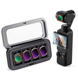 K&F CONCEPT Osmo Pocket 4/3�p �����Y�t�B���^�[ 4�_�Z�b�g�yCPL+ND16+ND64+ND256�z
