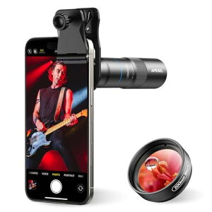 2IN1�X�}�z�����Y(10�{�]��+15�{�}�N�������Y)APEXEL Creator Series �X�}�z�]�������Y 10�{���w�Y�[�� 200mm�}�N�������Y ��̌^ ED�����Y�̗p �P�ዾ���p �X�}�z�����Y iPhone Android�Ή� ���i�B�e ��