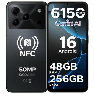 Android16 SIM�t���[ �X�}�z 6.56�C���` 90Hz 5000����f�X�}�[�g�t�H�� 8�R�ACPU 6150mAh��e�ʃo�b�e���[ �A���h���C�h16 �X�}�z�{�� 48GB+256GB+2TB�g��