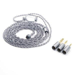 BQEYZ Winter HIFI�C���z���P�[�u�� Rime OCC �⃁�b�L�P�[�u�� 2pin���P�[�u�� 4�c�C���z���A�b�v�O���[�h�P�[�u�� �������P ���������p�P�[�u�� �l�ȃC���z�����ɑΉ� (3-in-1)